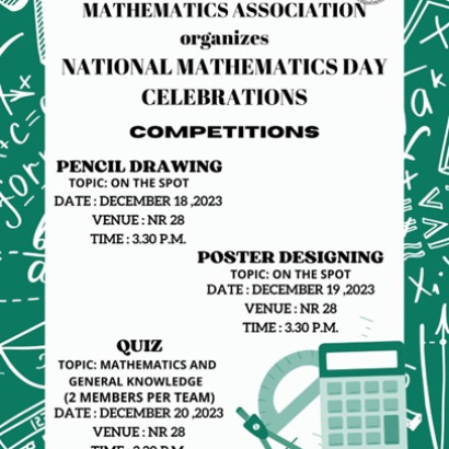 National Mathematics Day Celebration