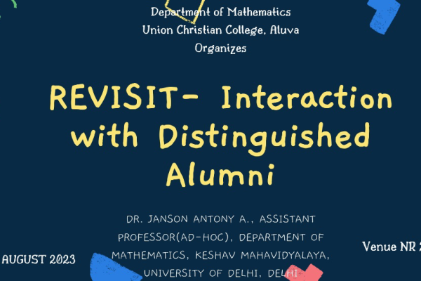 Revisit – Interaction with Distinguished Alumni