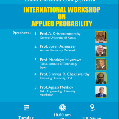 International Workshop on Applied Probability.