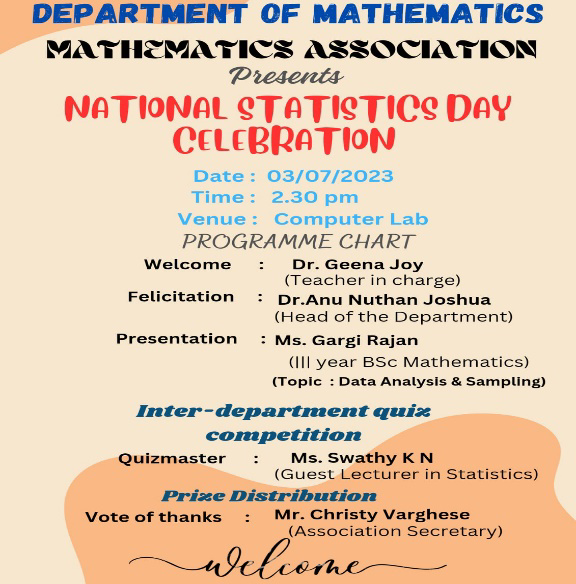Statistics Day Celebration