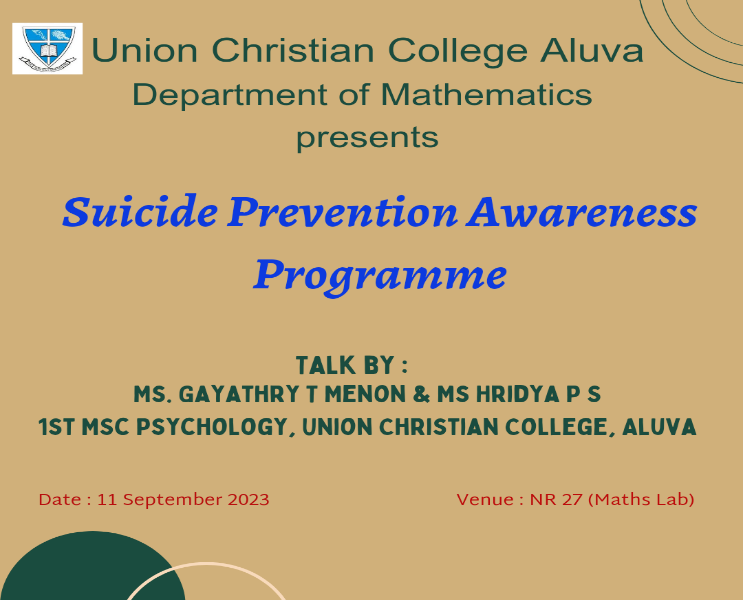 Suicide Prevention Awareness Programme