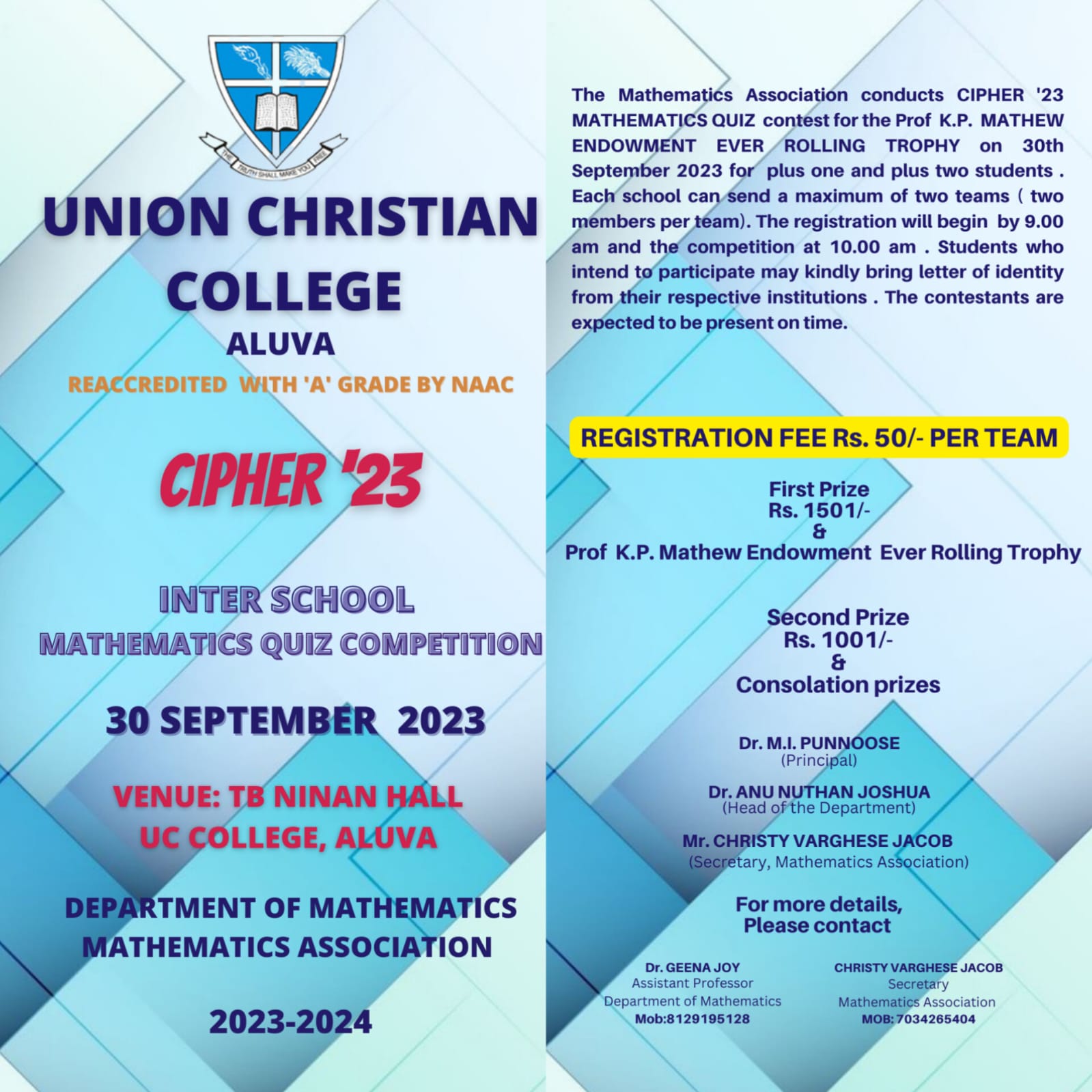 CIPHER 2023