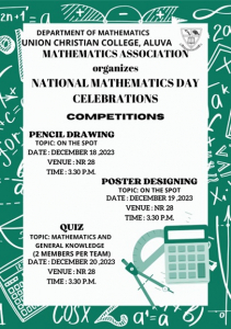 National Mathematics Day Celebration