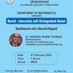 Revisit – Interaction with Distinguished Alumni.